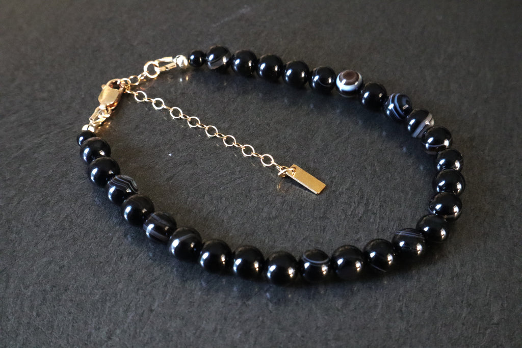 Black Agate Bracelet