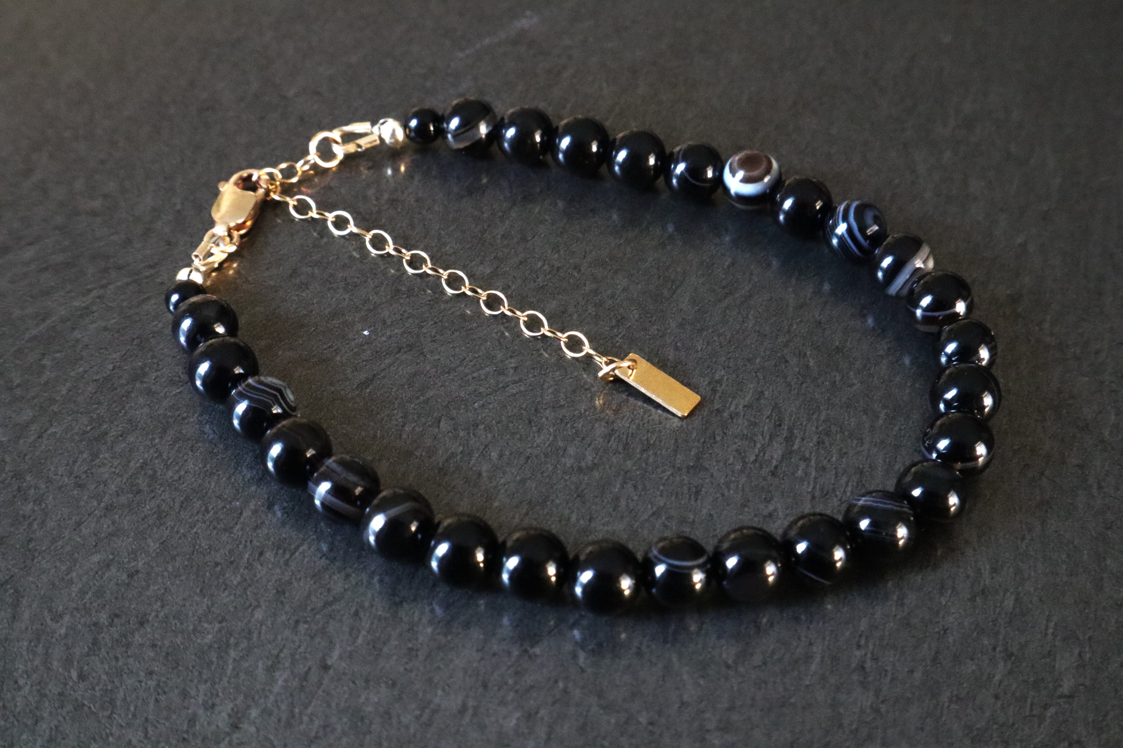 Black Agate Bracelet