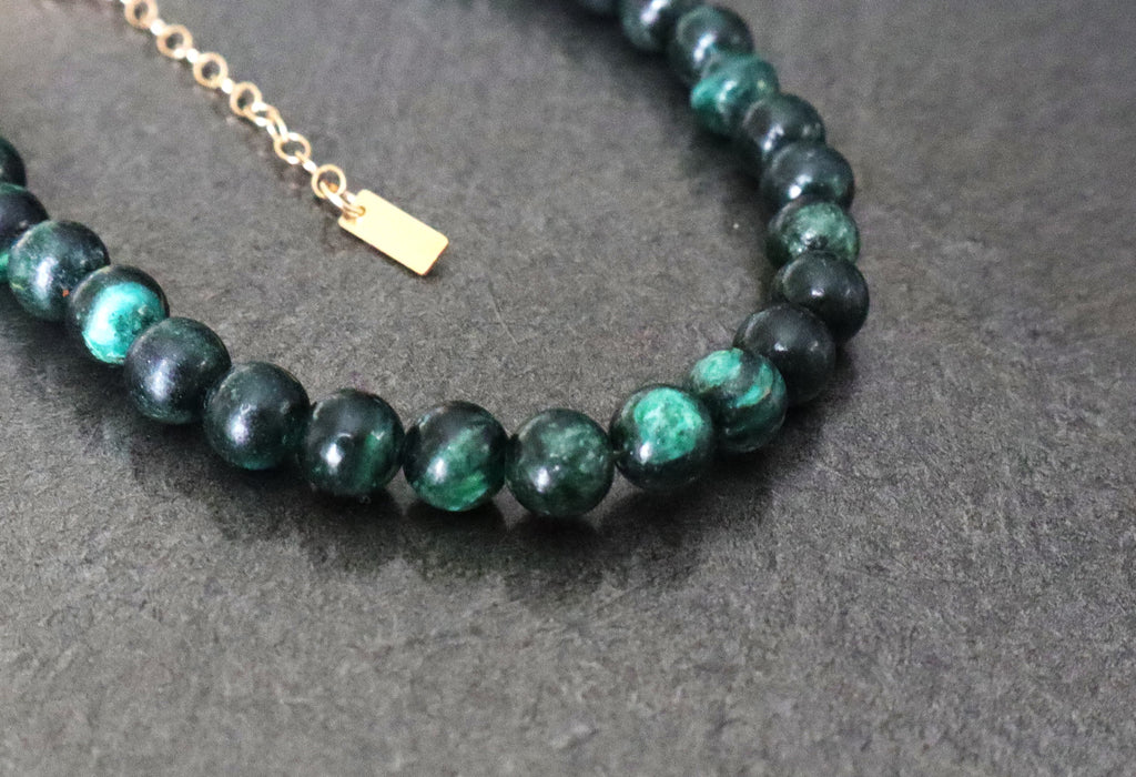 Raw Emerald Bracelet