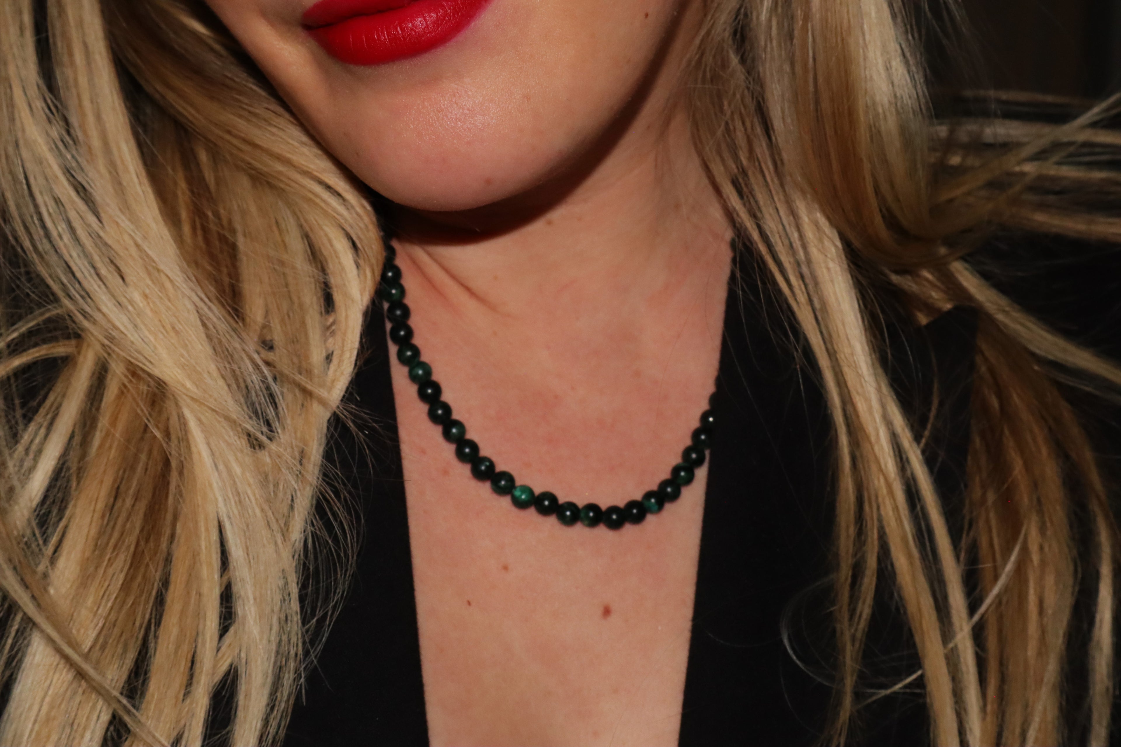 Raw Emerald Necklace
