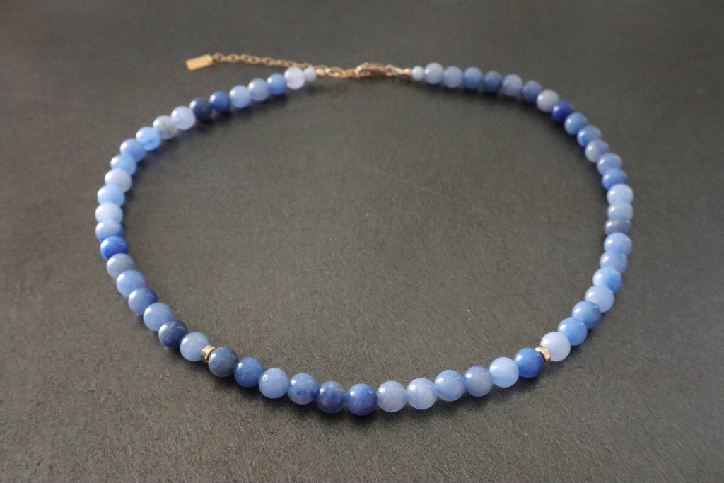 Blue Adventurine with Gold
