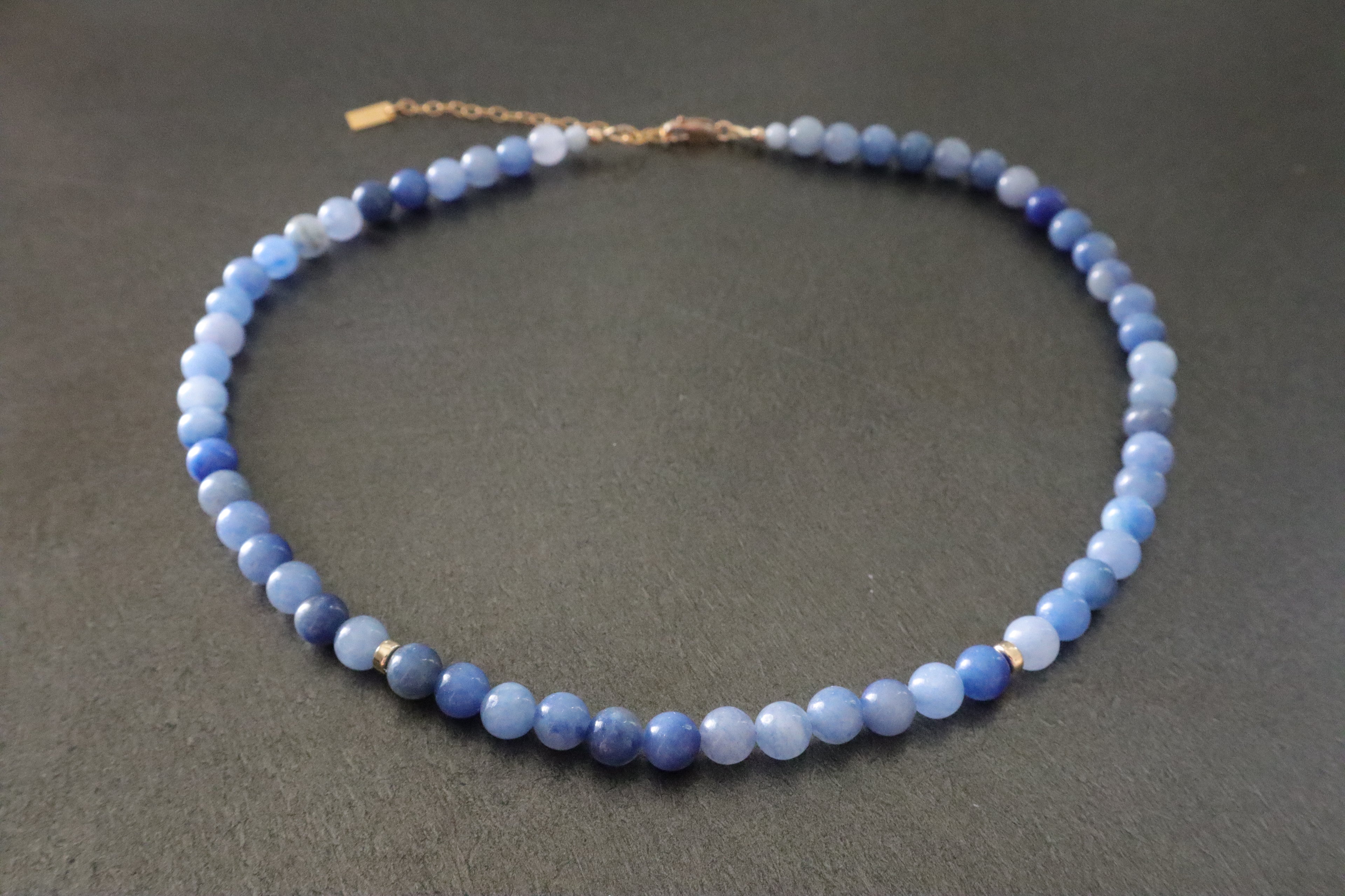 Blue Adventurine with Gold